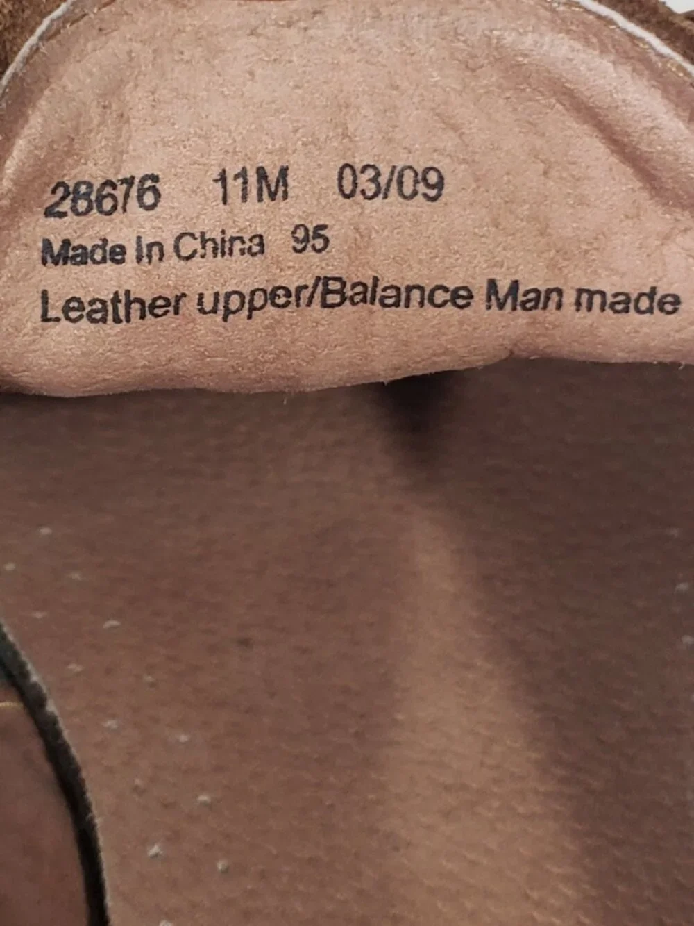 Bostonian brown leather